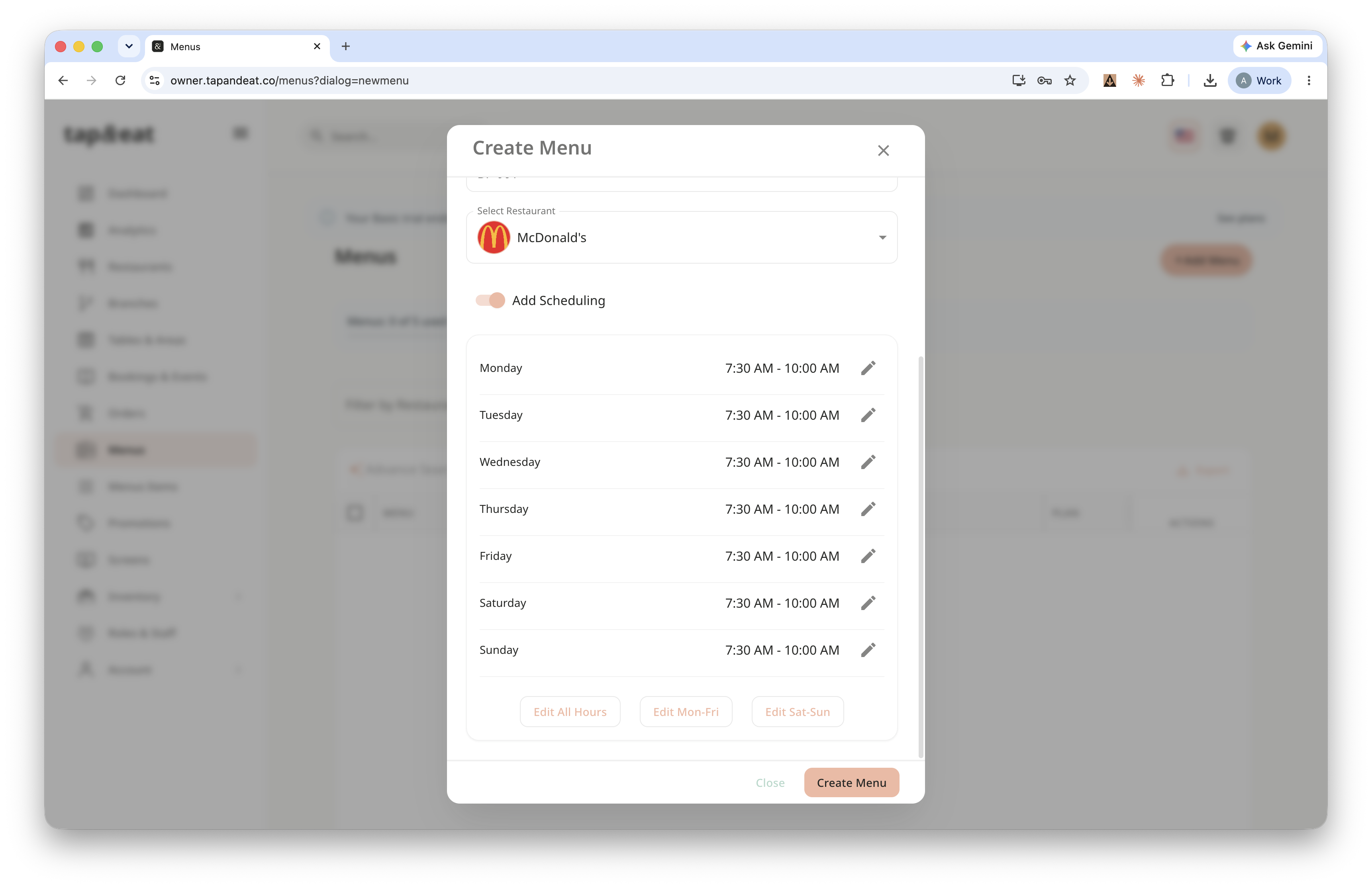 Scheduling (optional) | الجدولة (اختياري)